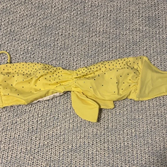 Victoria's Secret Yellow Bikini with Rhinestones - Picture 6 of 10